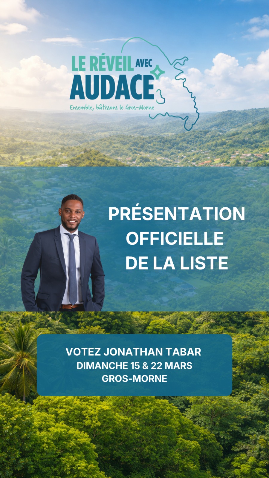 Présentation de la liste - Le Réveil avec Audace